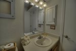 Vanity lighting and counter space